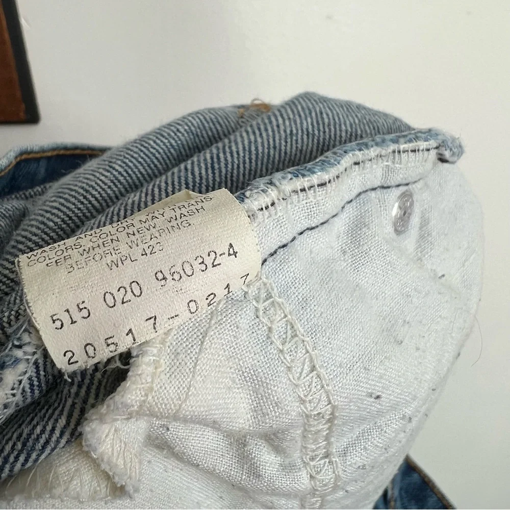 Vintage Orange Tab Levi’s 517 Straight Leg Blue Jeans